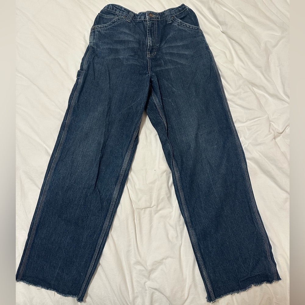 Cherokee Relaxed Fit Dark Blue Jeans with Waistband